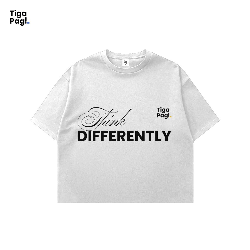 Tshirt THINK TigaPagi Boxy Fit