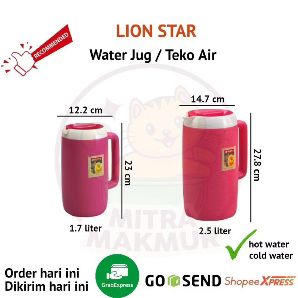 LION STAR - WATER JUG / TEKO AIR / TEKO PANAS DINGIN