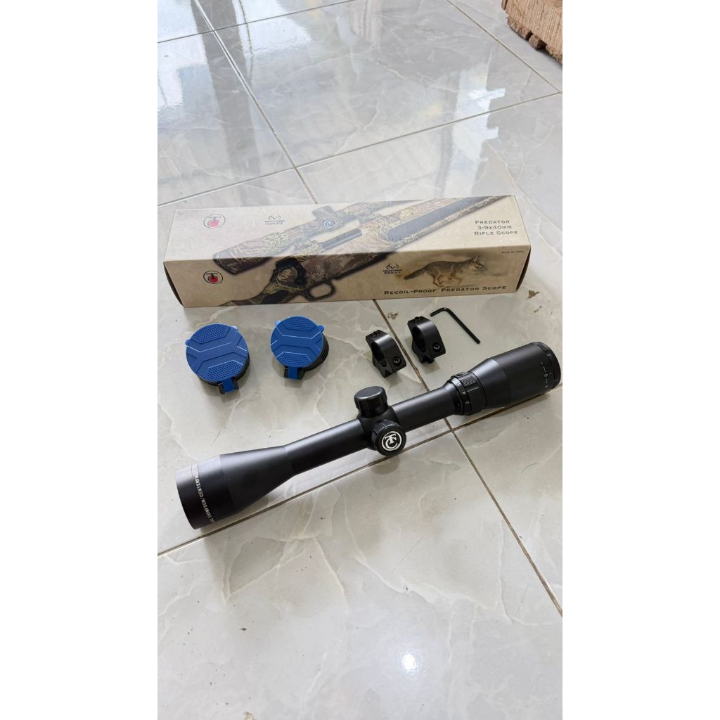 Teleskop - Teropong TC 3-9X40 TUTUP FLIP FLOP RET. HK