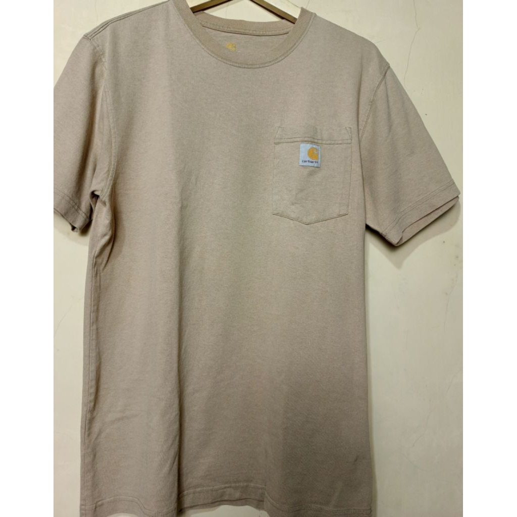 Carhartt K87DES tshirt original fit pocket coksu on tag M L