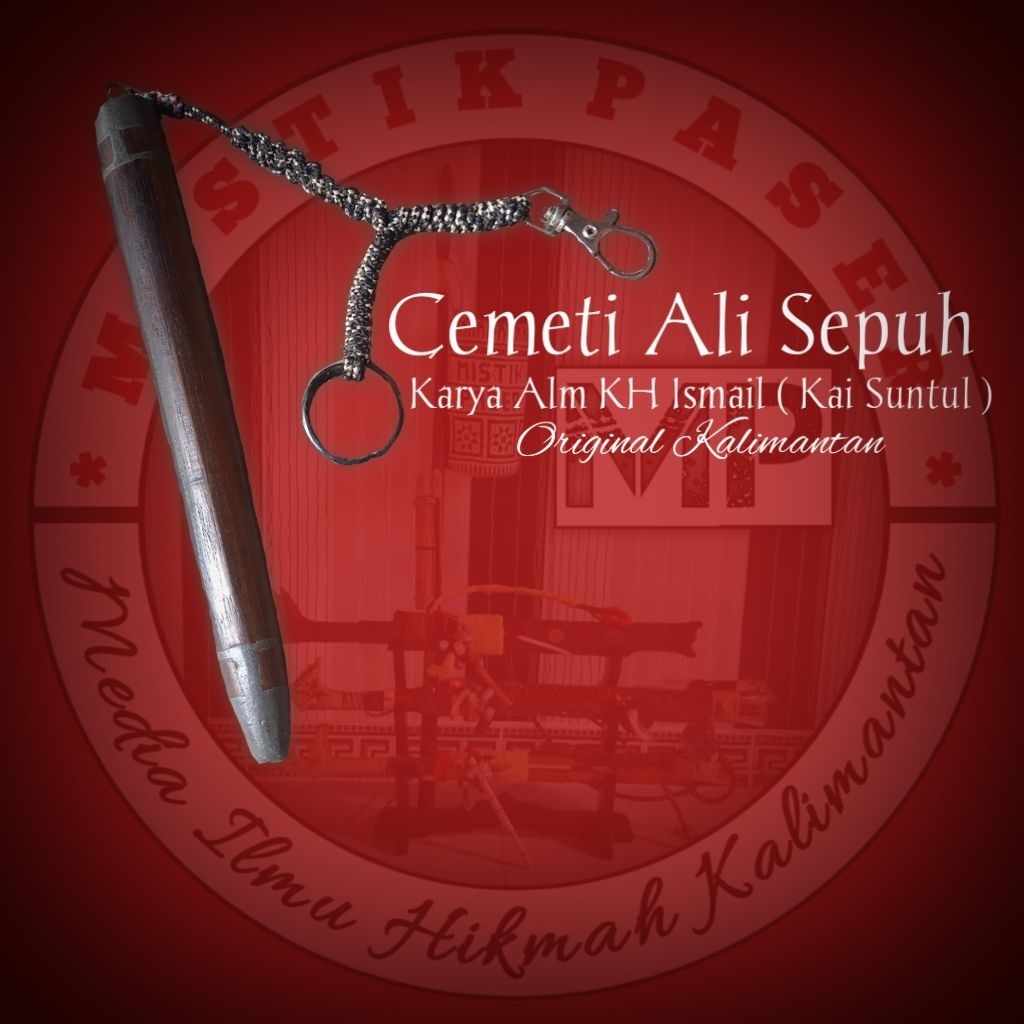 Cemeti Bahan Ulin plus Ring Kai Suntul