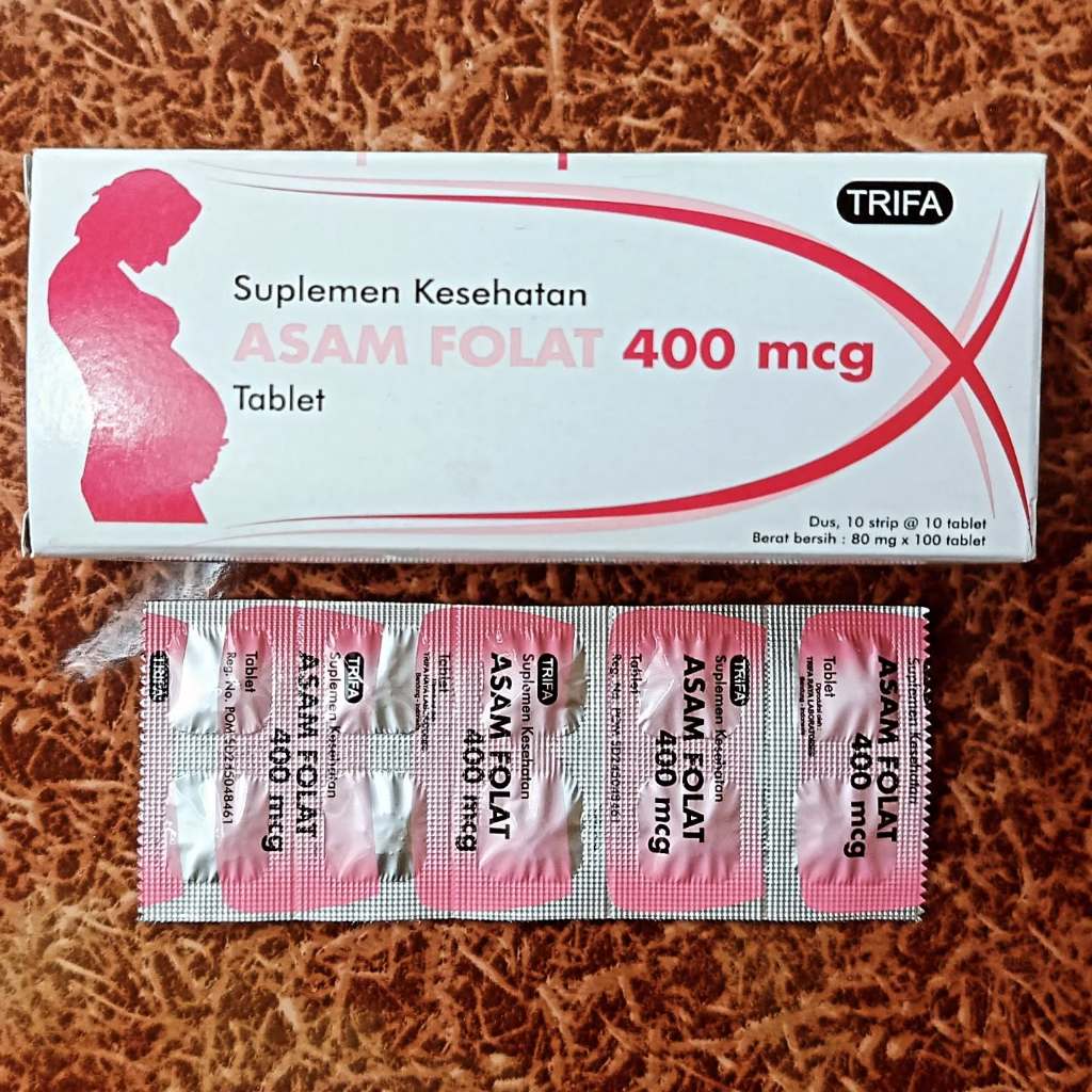 Asam Folat 400mg Trifa Asam Folat Untuk Ibu Hamil