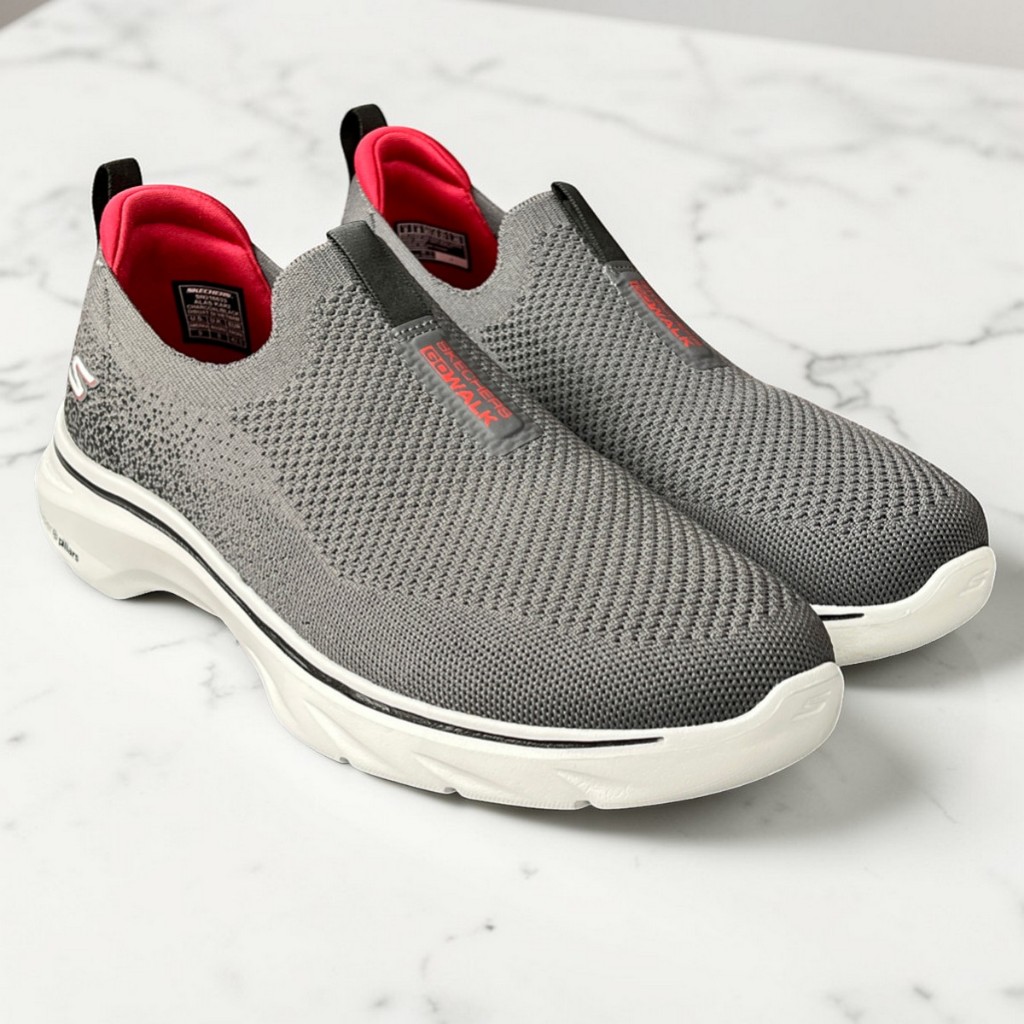 Sepatu Sneaker Pria Skechers ORIGINAL Tanpa Tali Slip On Ins Empuk Nyaman Santai Kerja