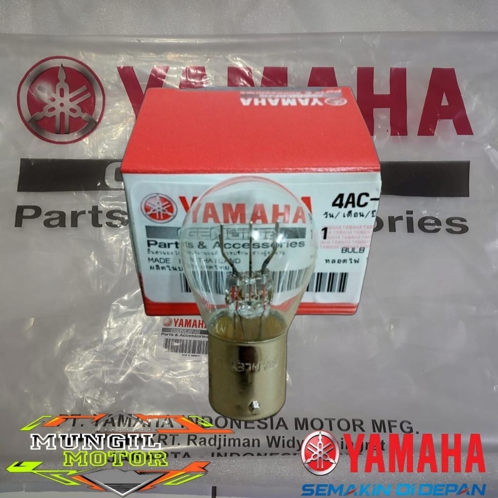 BULB (12V-21-/5W) BOHLAMP LAMPU STOP FINO FI 115 125 PREMIUM GRANDE X-RIDE ALL MATIC YAMAHA ORIGINAL