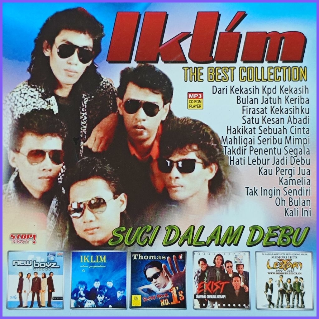 Kaset MP3 Audio Audio Lagu Pop Malaysia Iklim - Exist - New Boyz Album Edisi Pilihan Terpopuler