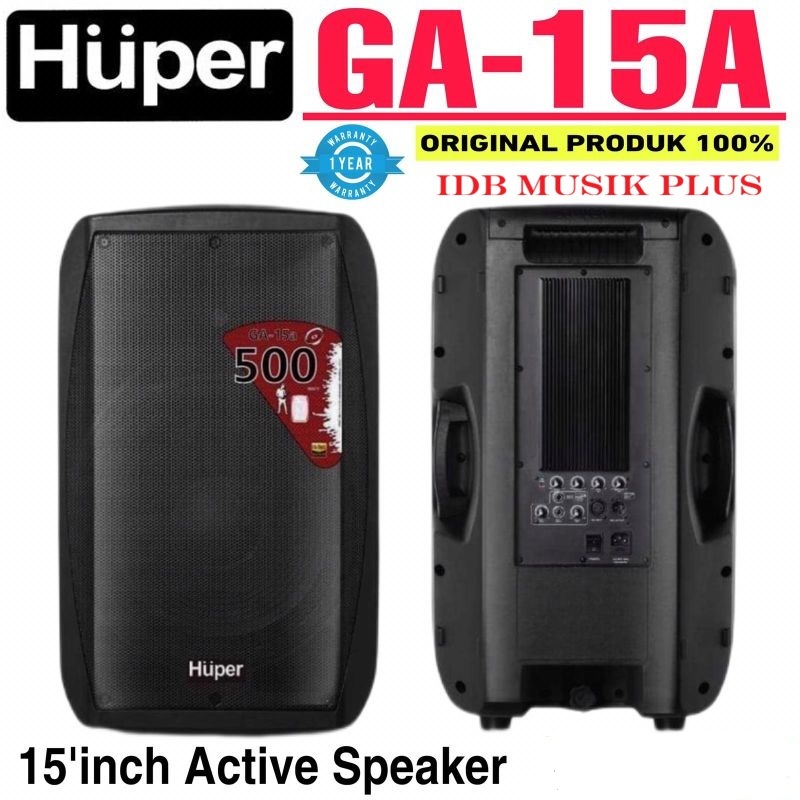 Speaker Aktif 15" Huper GA15A GA 15A Original