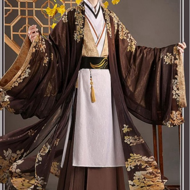 Cosplay Zhongli Hanfu Genshin Impact – Costume Zhongli yukata Elegant Premium Fullset
