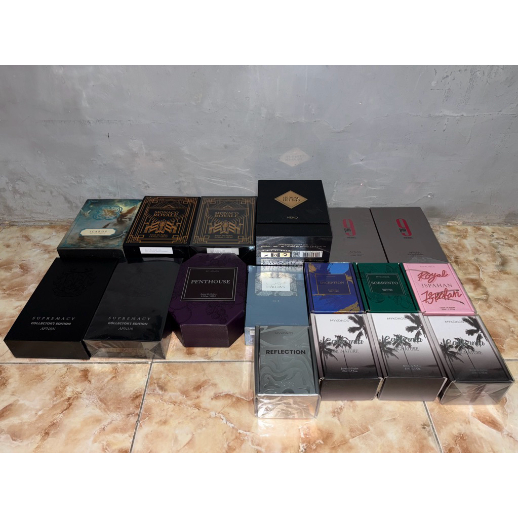 Botol Parfum Kosong Original 100% + Box