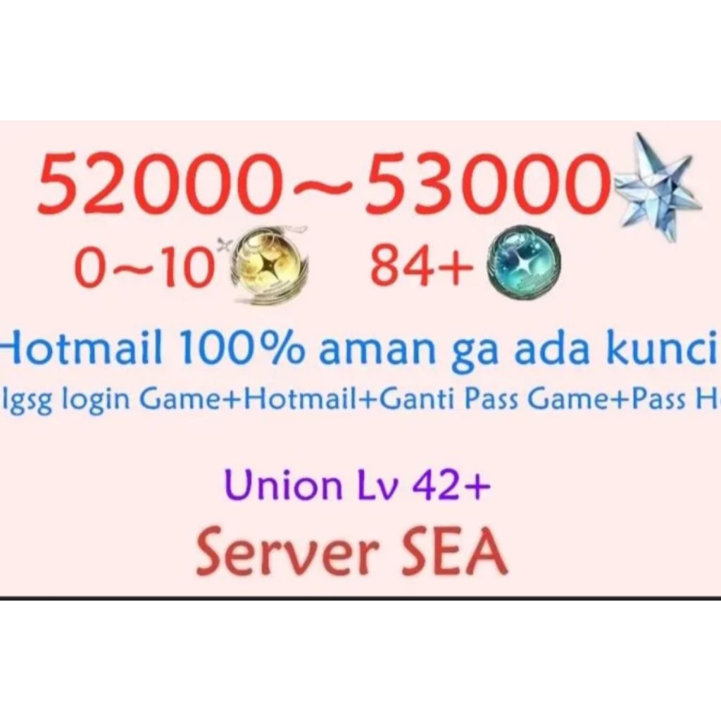 [SEA] Akun Wuthering Waves Premium Reroll Account