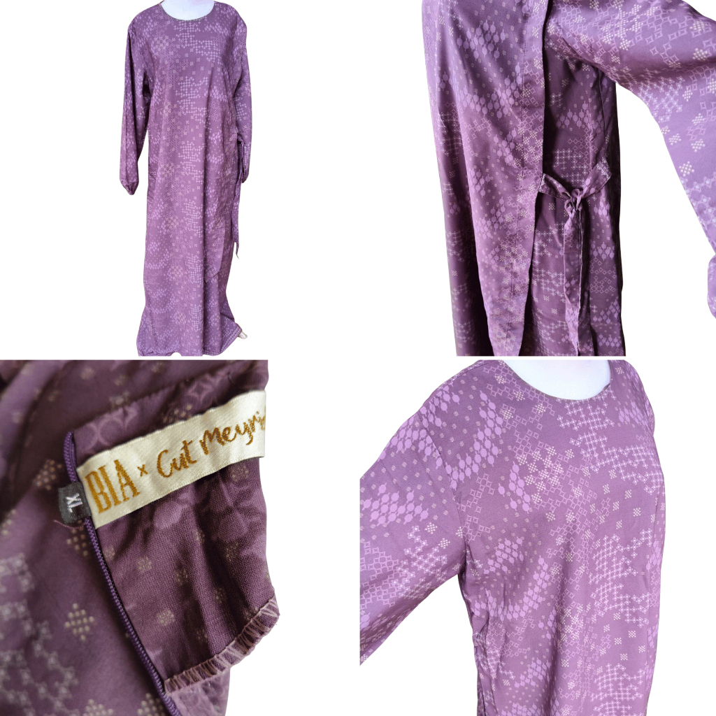 [HTSPRELOVED] gamis BIA x cut meyriska busana muslim gamis dress