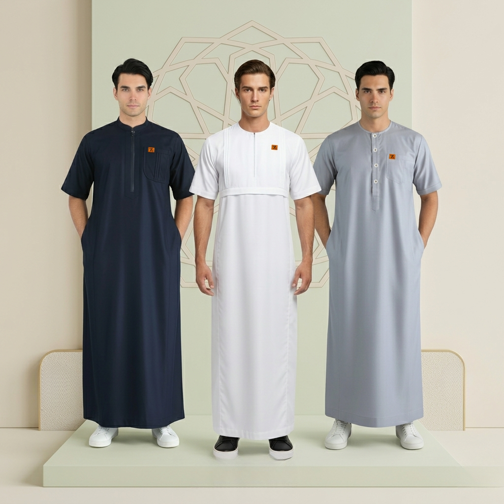 Jubah Pria Premium Baju Gamis Pria Katun Toyobo Exclusive