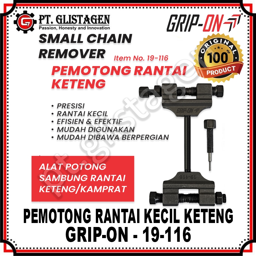 GRIP ON 19-116 Alat Pemotong Rante Rantai Kecil Keteng Chain Remover Small 19-116 Alat Pemotong Rant