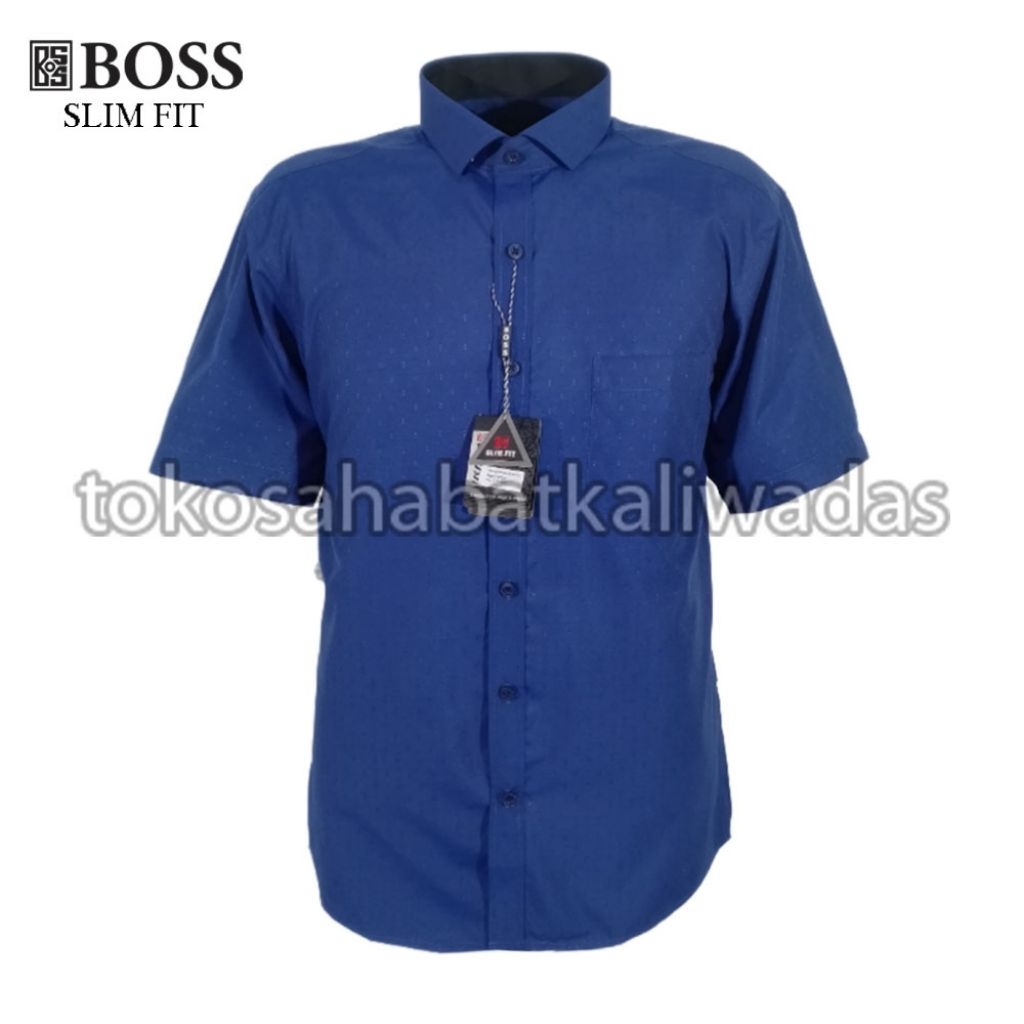 KEMEJA TANGAN PENDEK SLIMFIT BOSS 19339