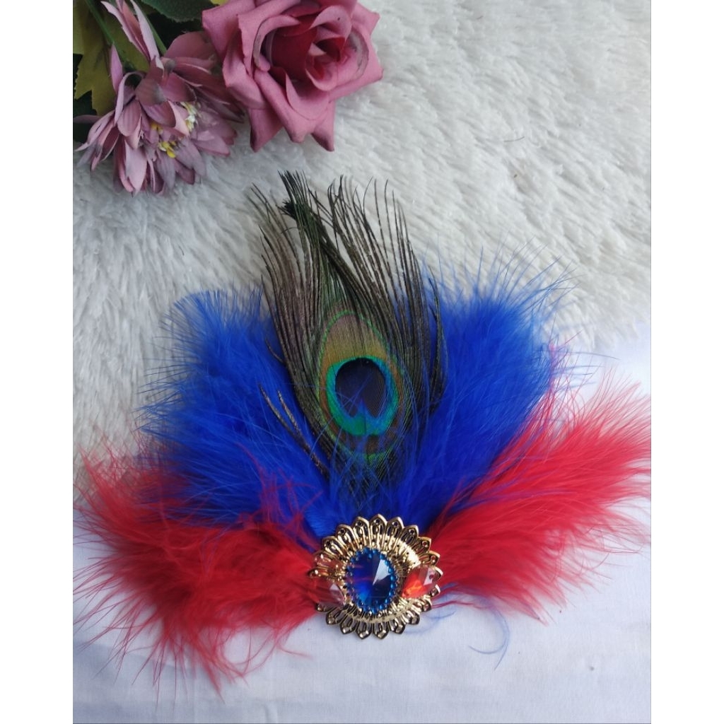 Bros Bulu Halus merak sintetis