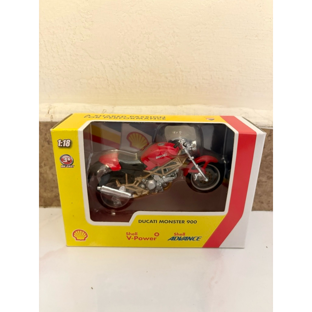 Shell Diecast Ducati Monster 900 new
