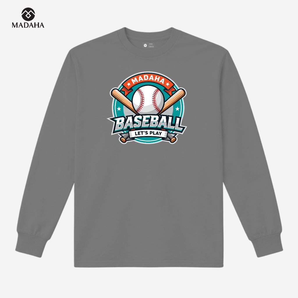 Madaha Kaos Baju Lengan Panjang Baseball Sovereign