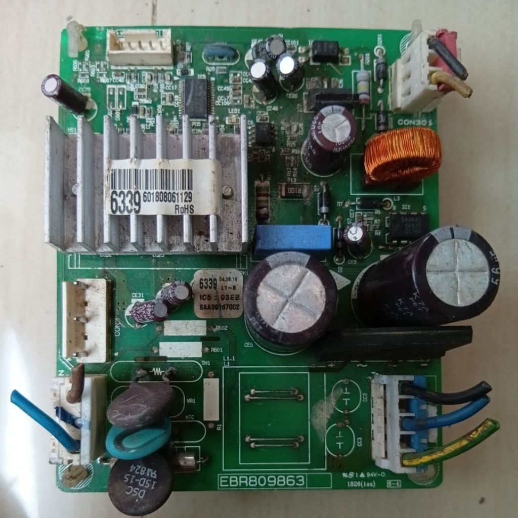Modul/mesin pcb kulkas freezer LG EBR809863 GAMBLING,tes multi tidak SHOT