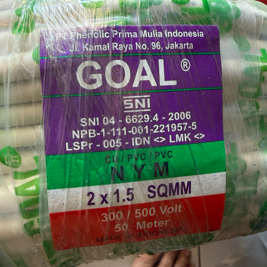 Kabel NYM 2x1.5 50M GOAL