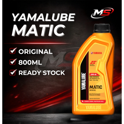 Oli Yamalube Matic 800ml Oli Motor Matic 4T 20W-40 Original | Oli Mesin Motor Yamaha Matic Mio Fino 