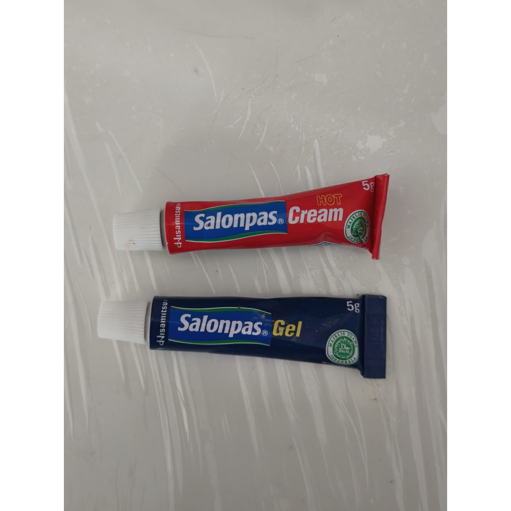 [Preloved] Salonpas Gel dan Salonpas Hot Cream 5gr
