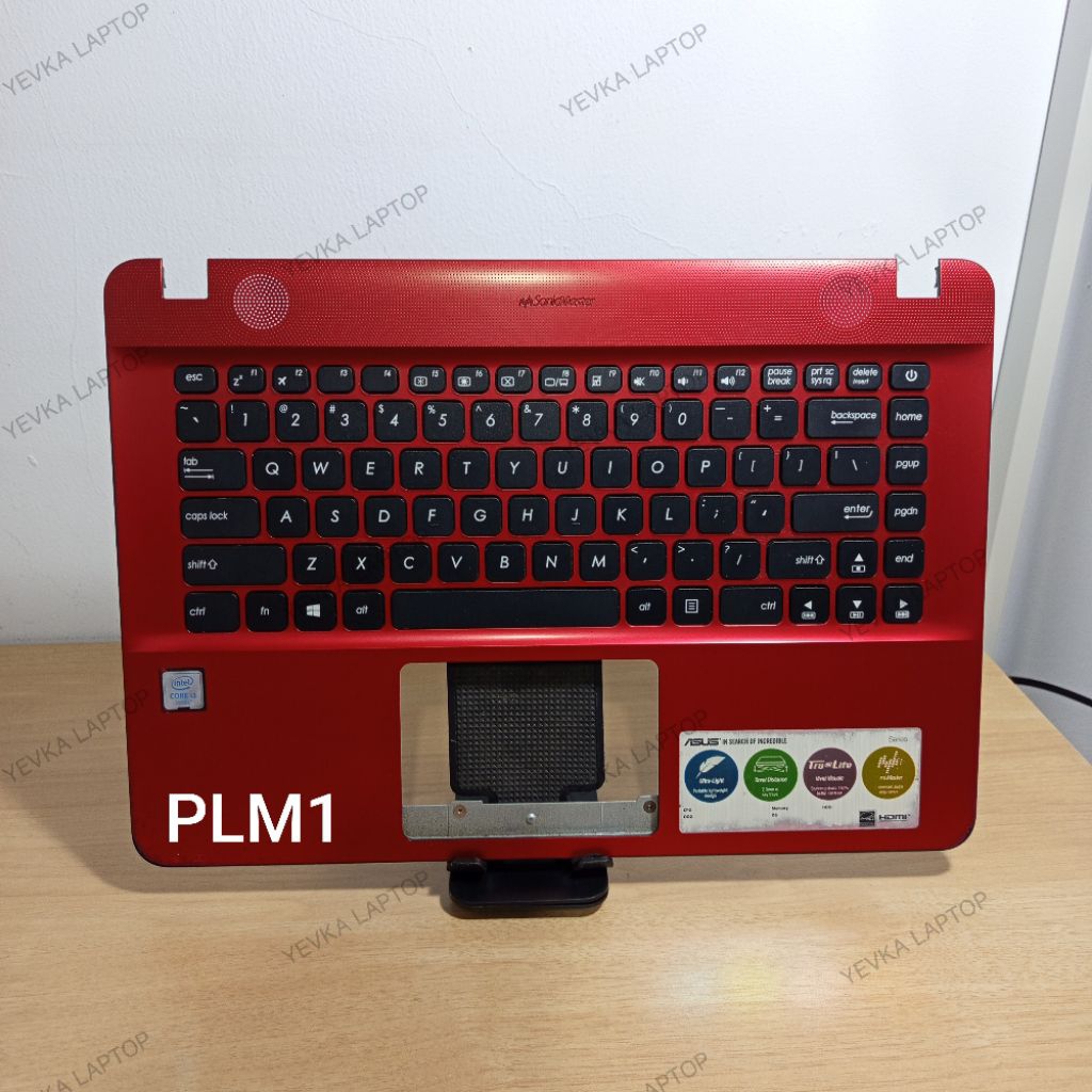 [ MERAH ] Palmrest Asus X441 X441B X441U X441M X441N X441S Normal Tested Seken Original [ frame cove