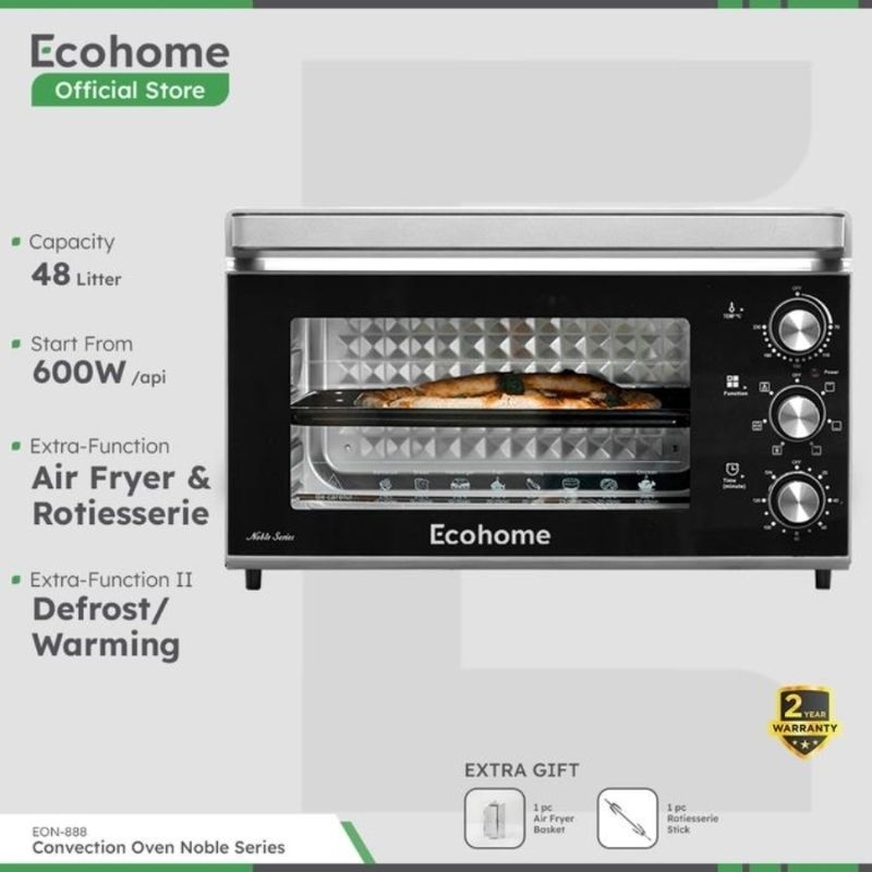 ECOHOME ELECTRIC OVEN NOBLE SERIES 48L EON-888