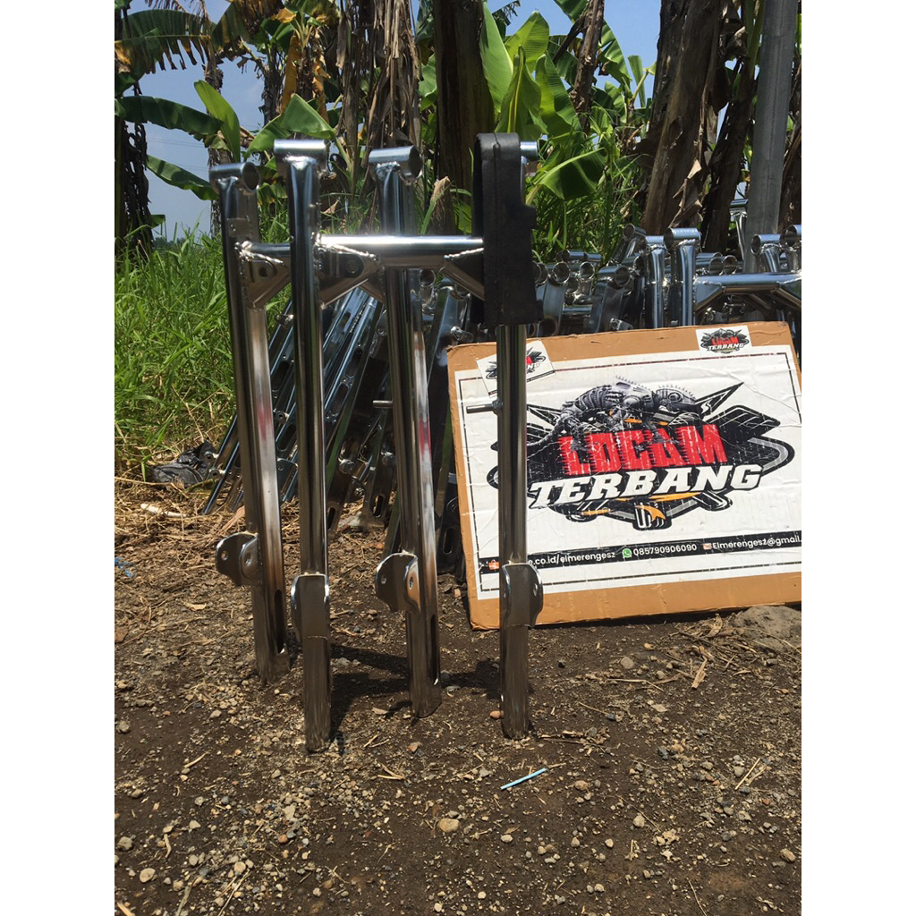 Arem/Swing_Arm {55cm} Long>Tornado,Shogun110,Shogun R/Model Copy W175 Kw2. Arem+Karet pelindung+Stel