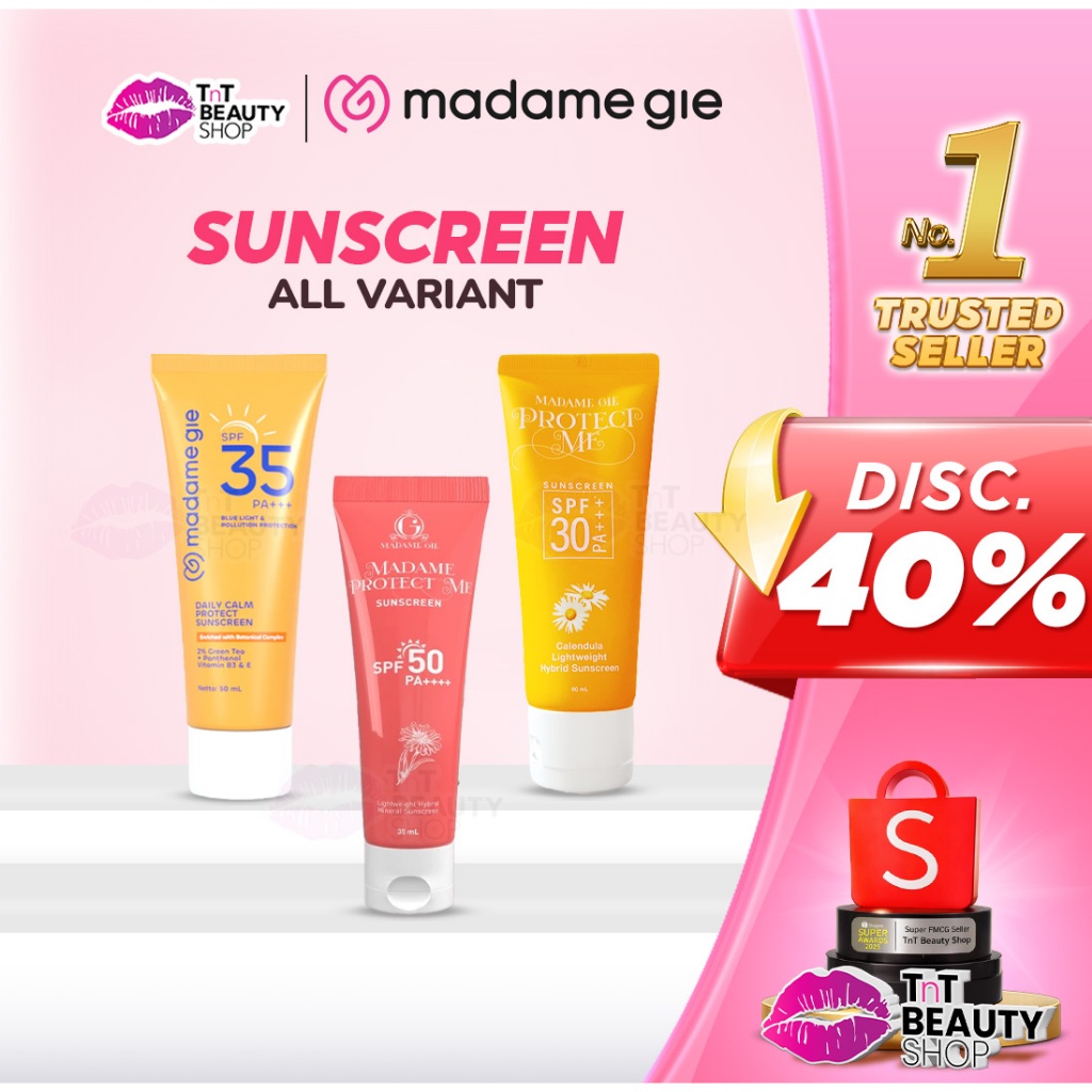 Madame Gie Madame Protect Me Sunscreen Sun Block Tabir Surya Sun Screen | TnT Beauty Shop
