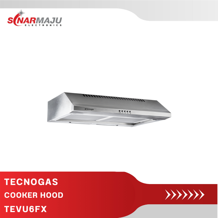 Tecnogas TEVU6FX Hood Penghisap Asap Elektrik
