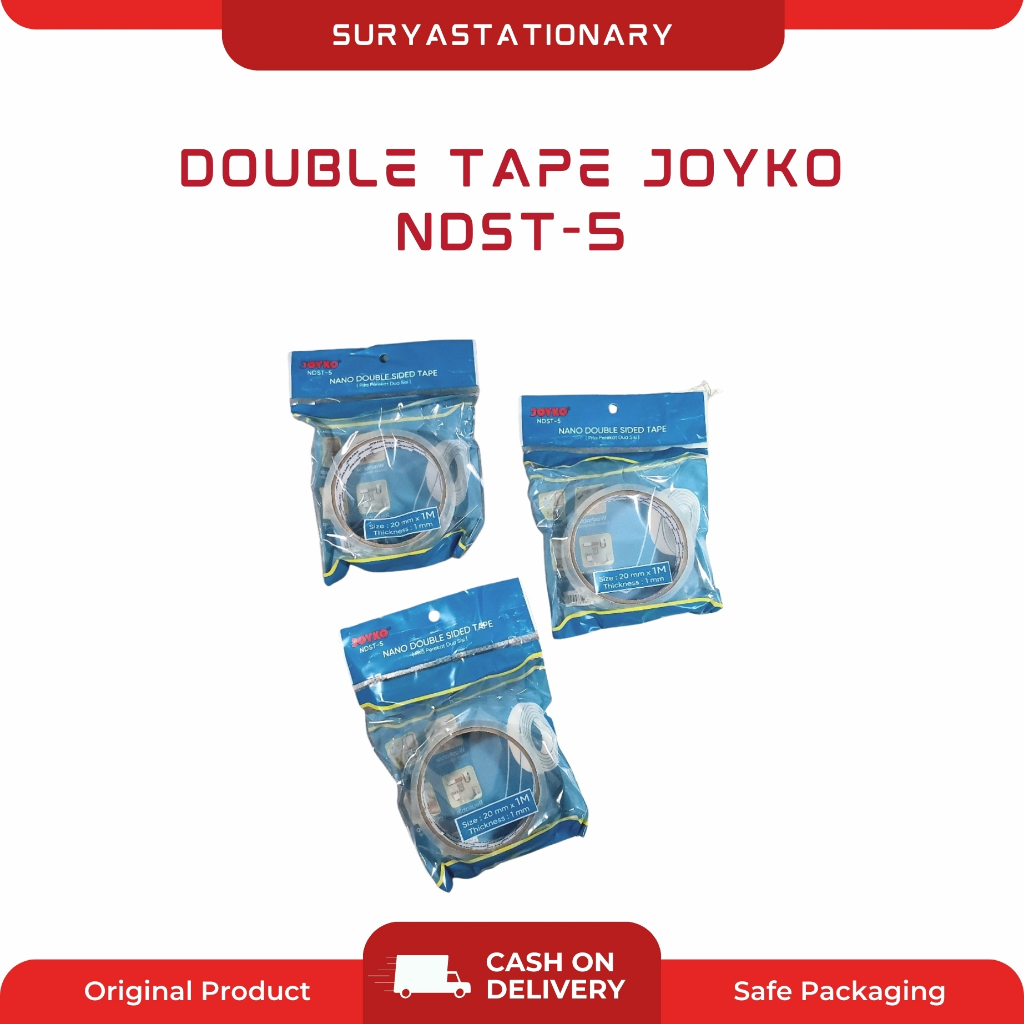 (PCS) DOUBLE TAPE JOYKO NDST-5 / DOUBLE TAPE BENING JOYKO / JOYKO NDST-5