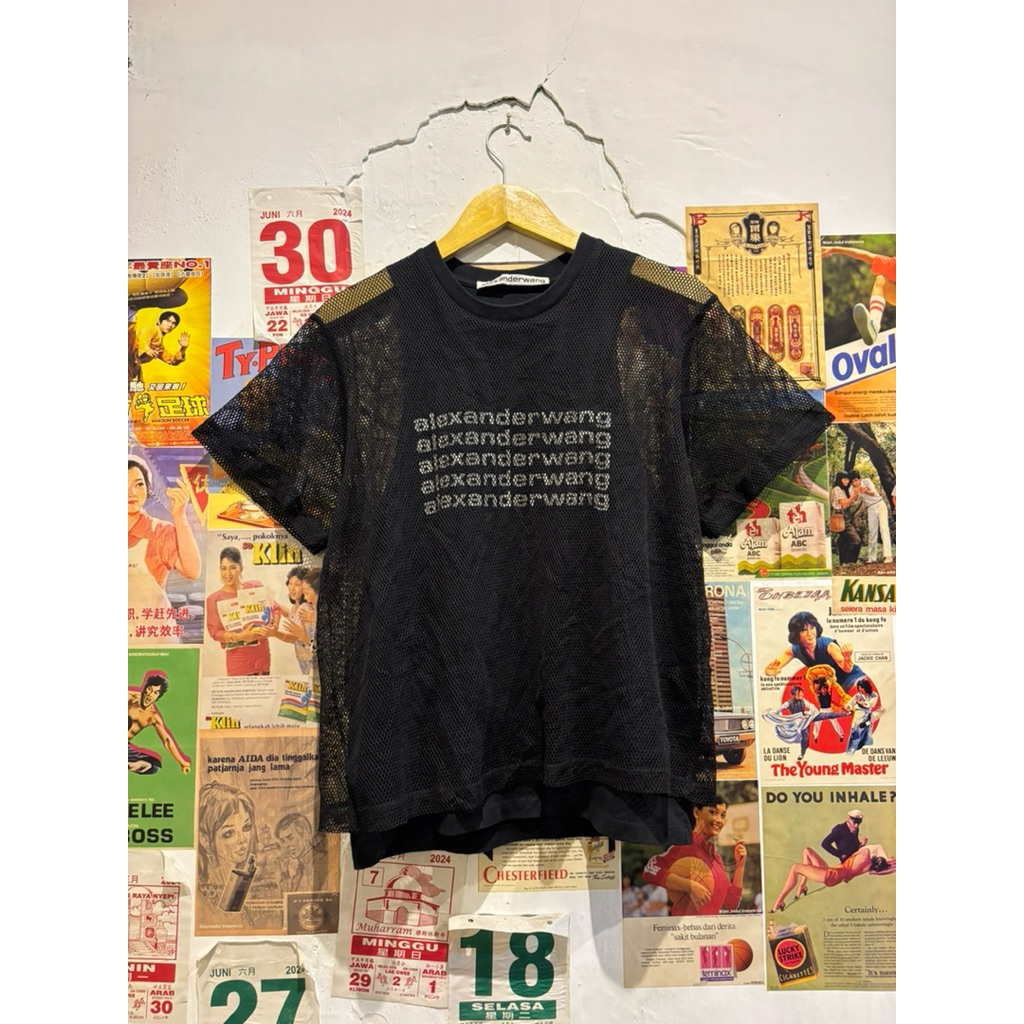 Alexander Wang Mesh Logo