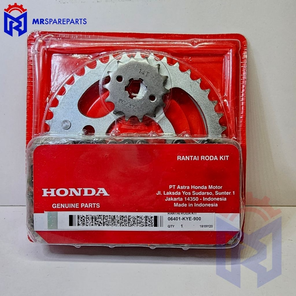 Gear Gir Set Gear Paket Motor Megapro New Monoshock KYE