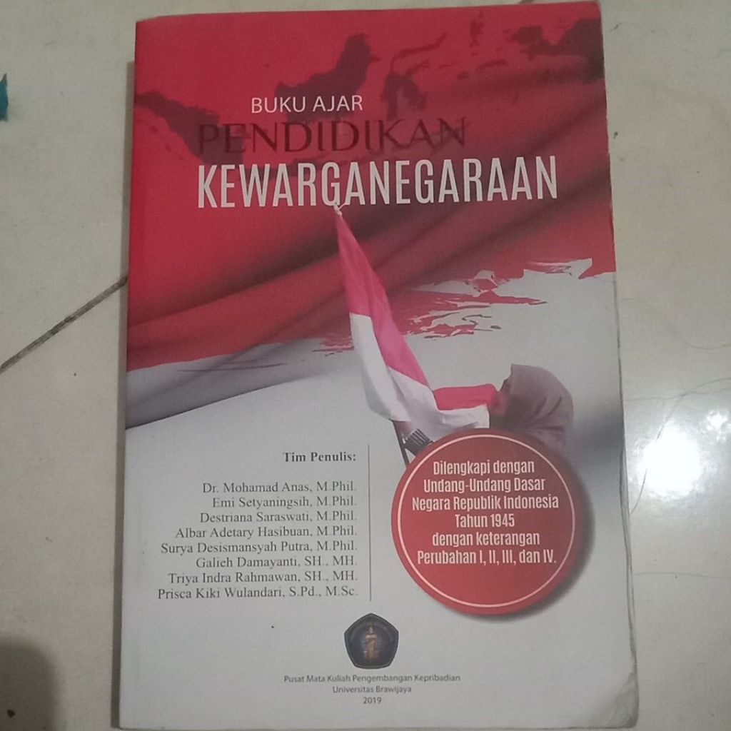 buku ajar pendidikan kewarganegaraan ub
