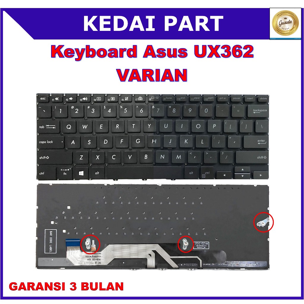 Keyboard Asus Zenbook Flip 13 UX362 UX362f UX362fa Backlight