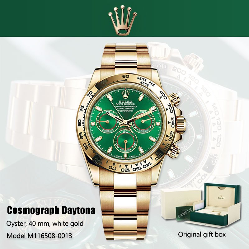 [100% ORI BARU Rolex Daytona] 100% Original Jam Tangan Rolex Pria Cosmograph Daytona M116508-0013 40