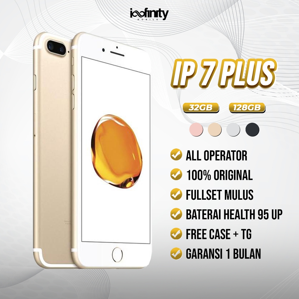 HP iP 7 Plus 32GB - 128GB SECOND FULLSET ALL OPERATOR