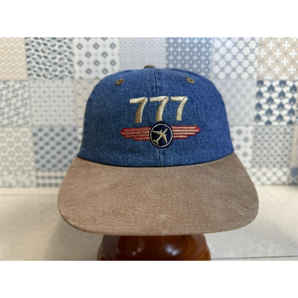 Topi Second Brand Branded Boeing 777 By Headmaster Denim Original