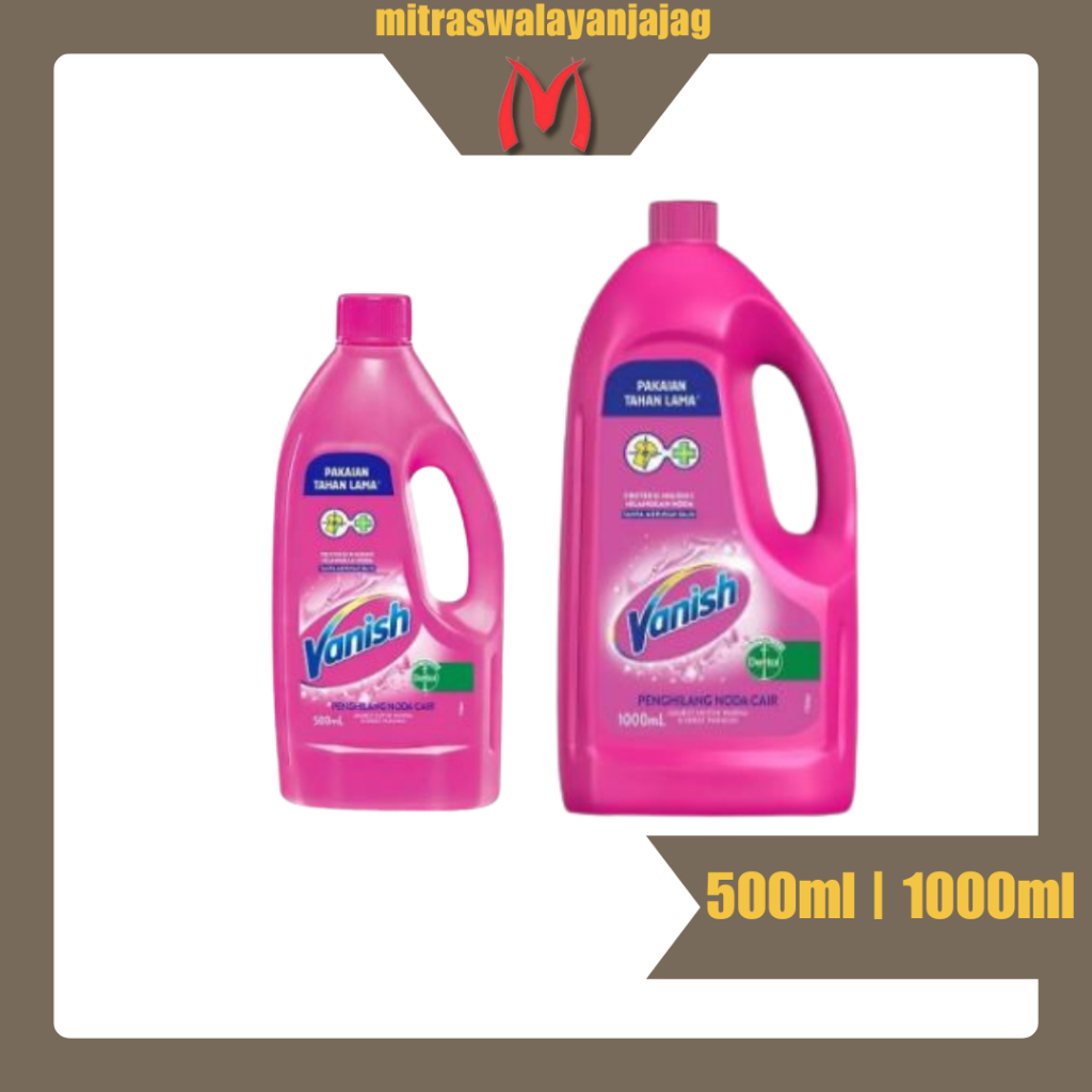 Vanish Botol 500ml/1000ml Penghilang Noda Cair