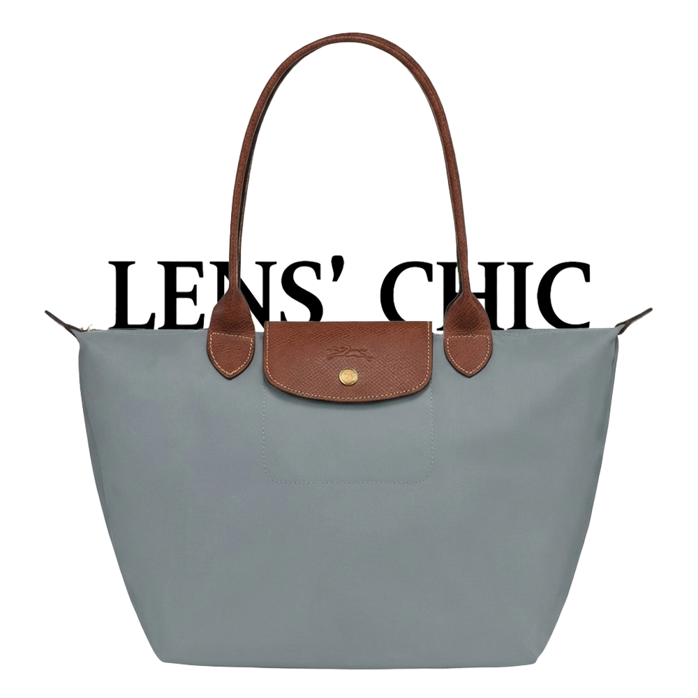 Longchamp*Abu-abu Baja Tote Bag Tas Nilon Wanita Authentic Branded Bag handbag waterproof foldable