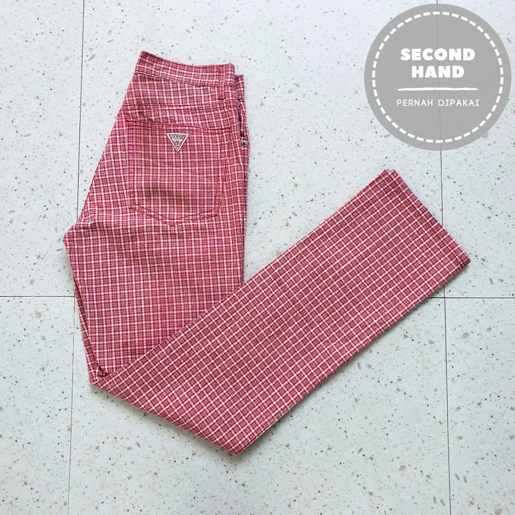 Celana Jeans Panjang Guess Jeans Vintage / Size 29 30 - Lingkar 78 cm / Second Hand