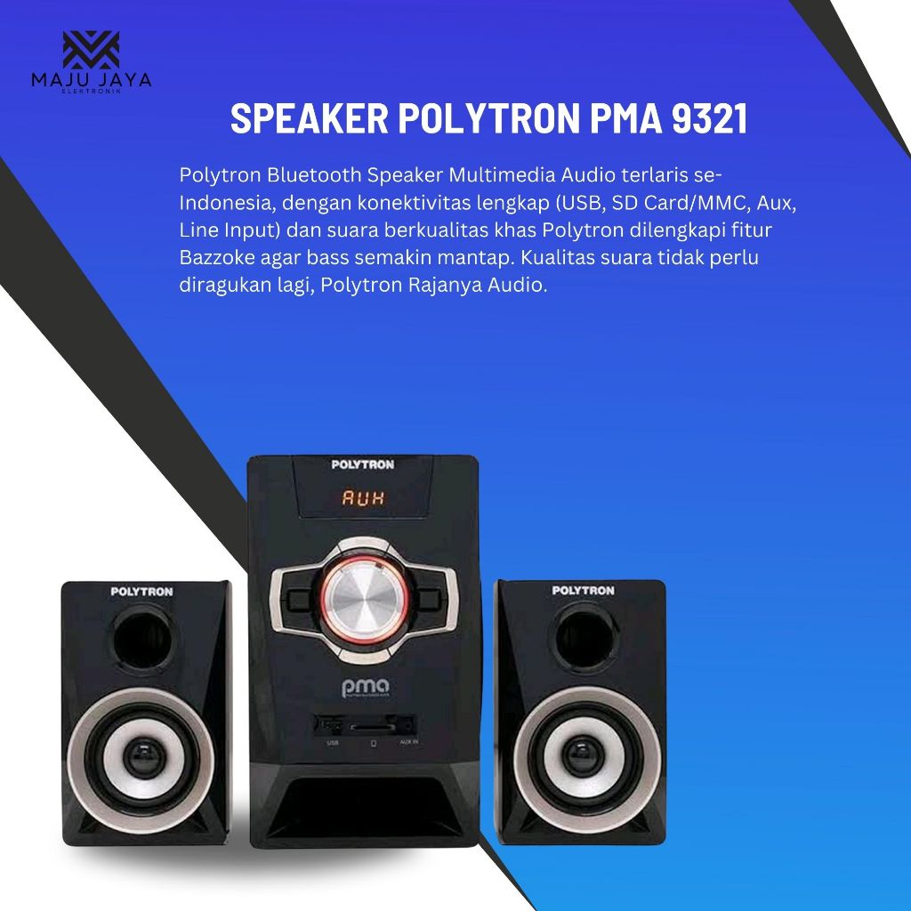 POLYTRON SPEAKER MULTIMEDIA PMA 9311 / PMA9321 PMA-9321 (RADIO FM)