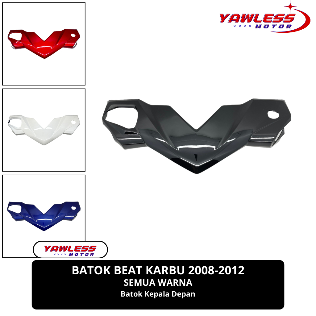 spakbor depan beat karbu / spakbor beat karbu depan 2008-2009 / batok depan beat karbu
