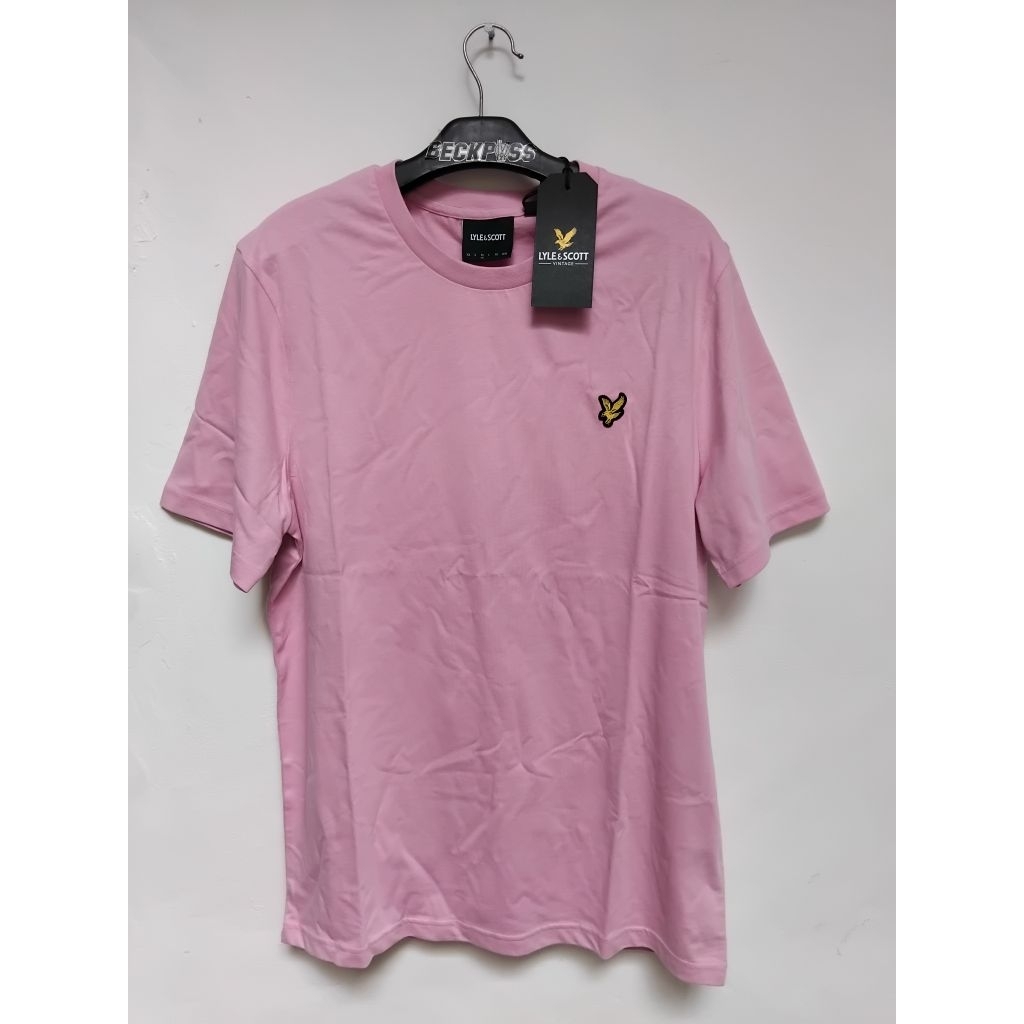 LYLE AND SCOTT LOGO POWER PINK T-SHIRT