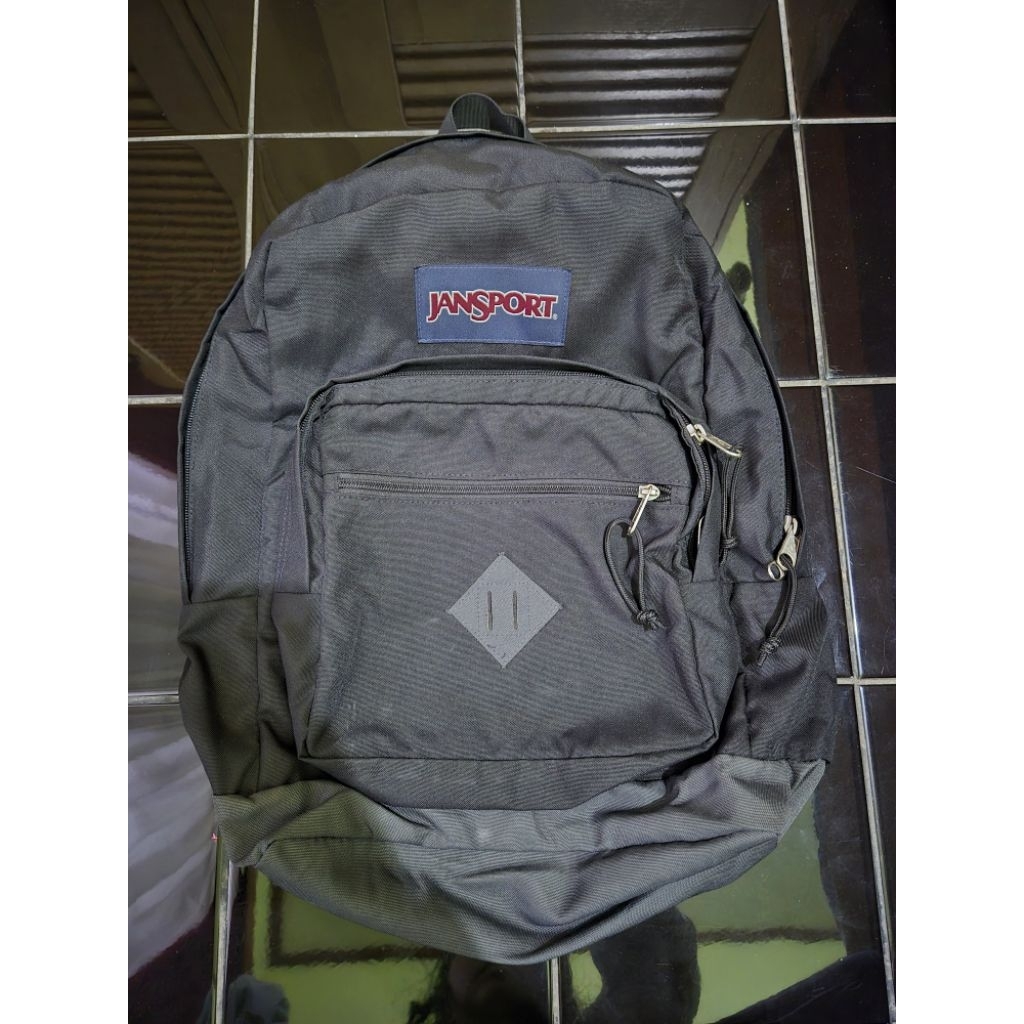 RANSEL BACKPACK TAS GENDONG JANSPORT CITY SCOUT BLACK HITAM PRELOVED BEKAS SECOND