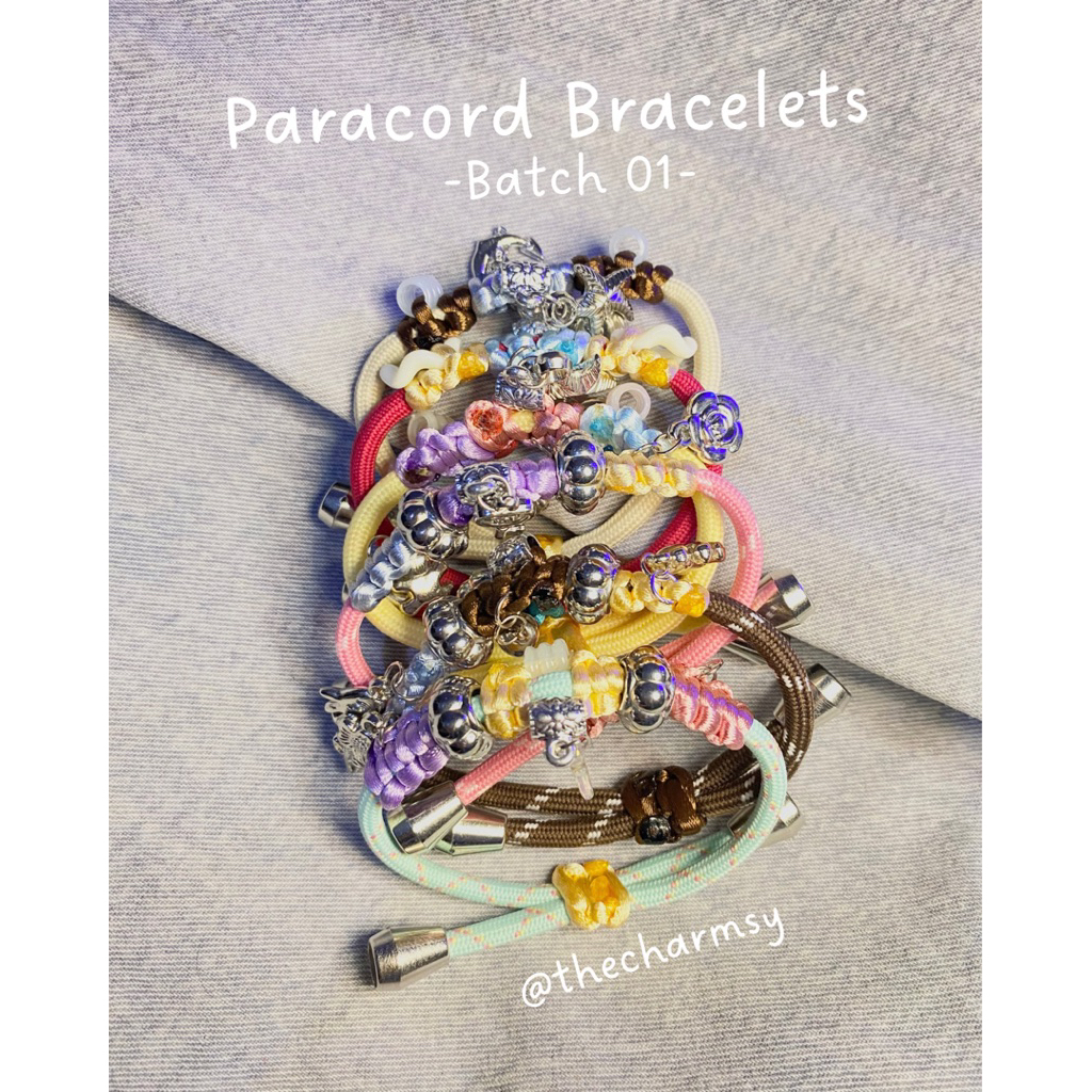 PARACORD BRACELETS | GELANG SERUT PARACORD | GELANG CHARM PANDORA
