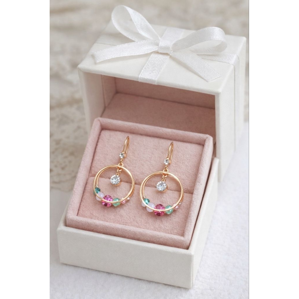 Anting fashion wanita hook circle