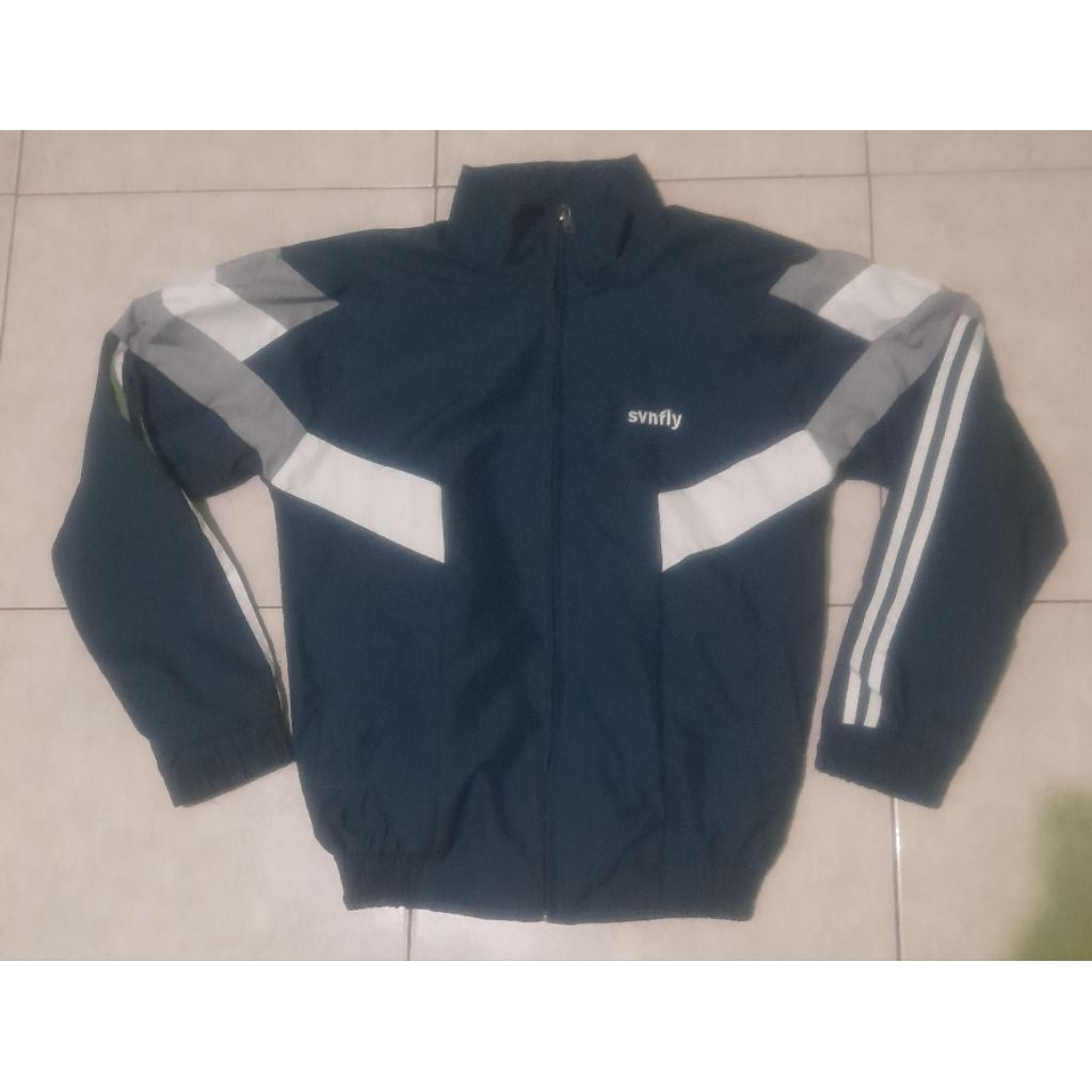 Jaket windbreker colorblok