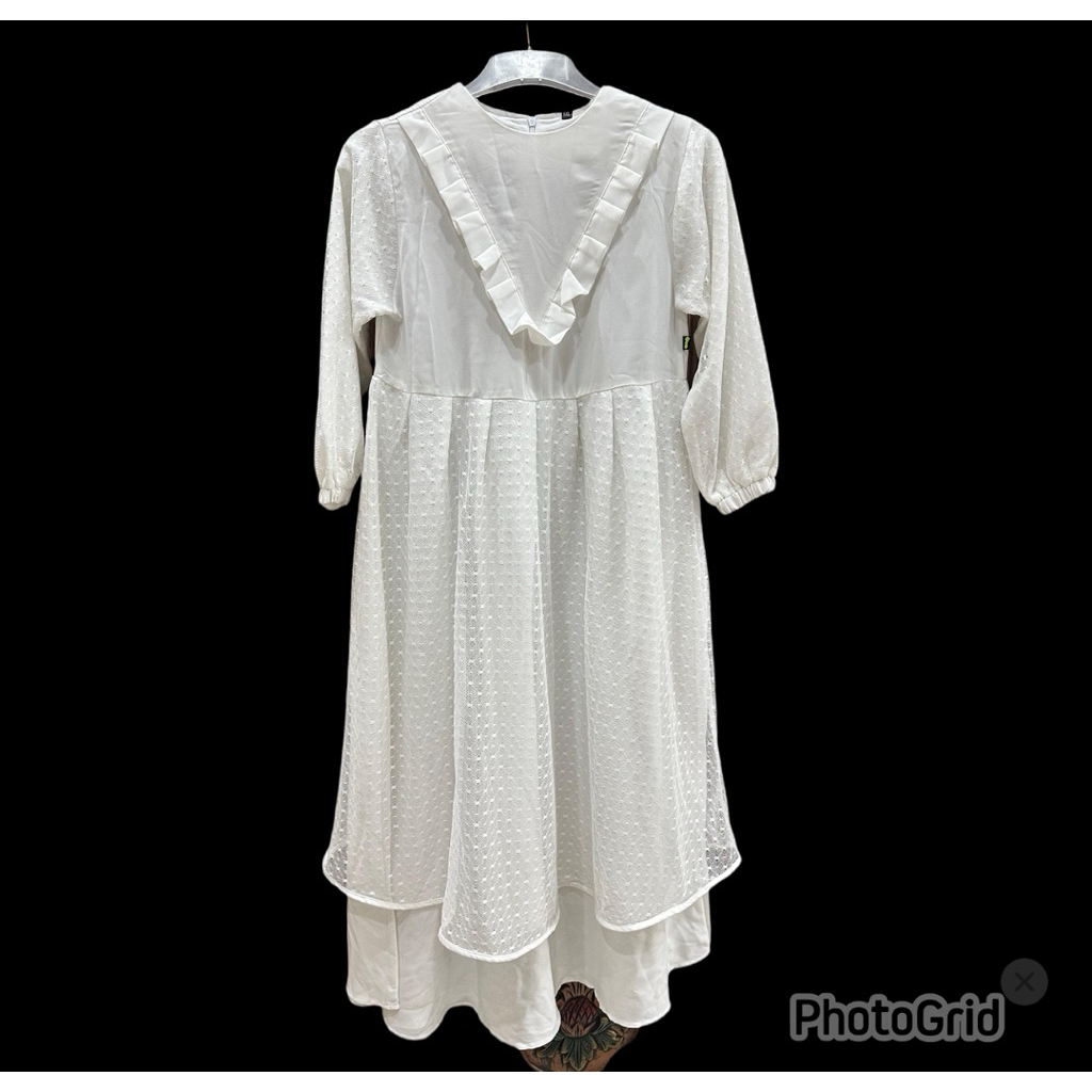gamis putih anak preloved umroh like new