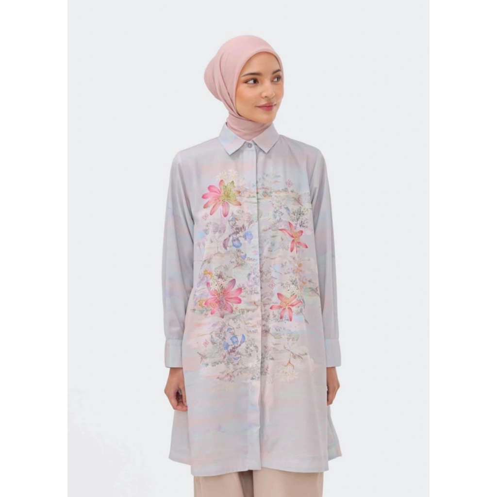 New Riamiranda Shira Tunik Greyish Blue