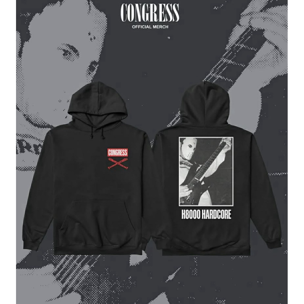 Hoodie congress merch h8000 hardcore